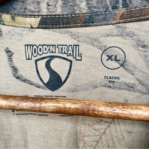Wood’n Trail Classic Fit Camo Tee Bow Shoot Hunting XL (J) - Picture 6 of 6